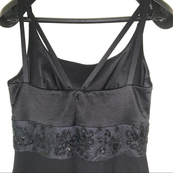 Travilla black beaded dress with jacket - Picture 3 of 9